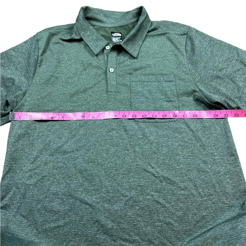 THE NORTH FACE: Men’s Green Polo Short Sleeve Shirt -Size XL